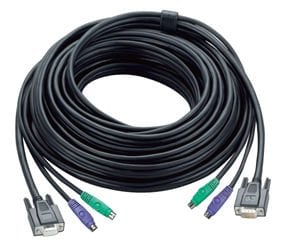 Aten Ps/2 Kvm Kablosu, Vga Monitör 15 Pin Hdb Dişi, Ps/2 Klavye 6 Pin Mini-Dın Erkek, Ps/2 Mouse 6 Pin Mini-Dın Erkek Vga Monitör 15 Pin Hdb Erkek, Ps/2 Klavye 6 Pin Mini-Dın Erkek, Ps/2 Mouse 6 Pin Mini-Dın Erkek, 10 Mt
