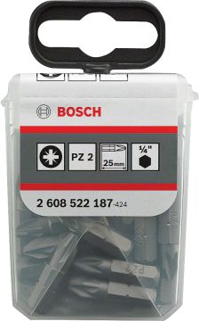 Bosch Vidalama Ucu TicTac Kutu Set PZ2x25 mm (25 Adet) - 2608522187