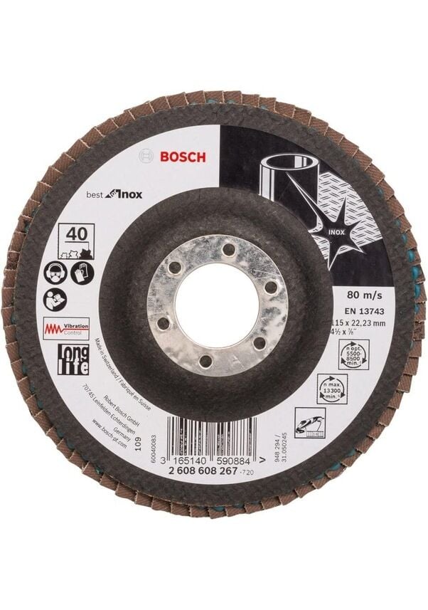 Bosch Flap Disk BFI 115 mm G40,1 - 2608608267