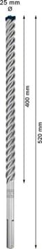 Bosch Kırıcı Delici Uç SDS-Max-8X Expert 25x520 mm (5 Adet) - 2608900269