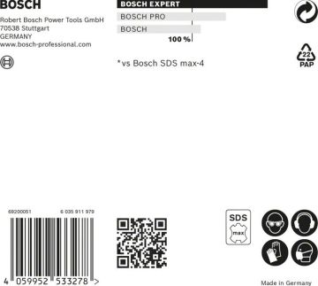 Bosch Kırıcı Delici Uç SDS-Max-8X Expert 30x520 mm (1 Adet) - 2608900253