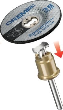 Dremel SpeedClic Taşlama Diski 38 mm (SC541) - 2615S541JA
