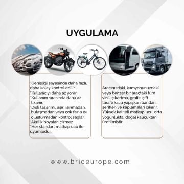 Brio Etiket Serit Folyo Temizlik Silgisi