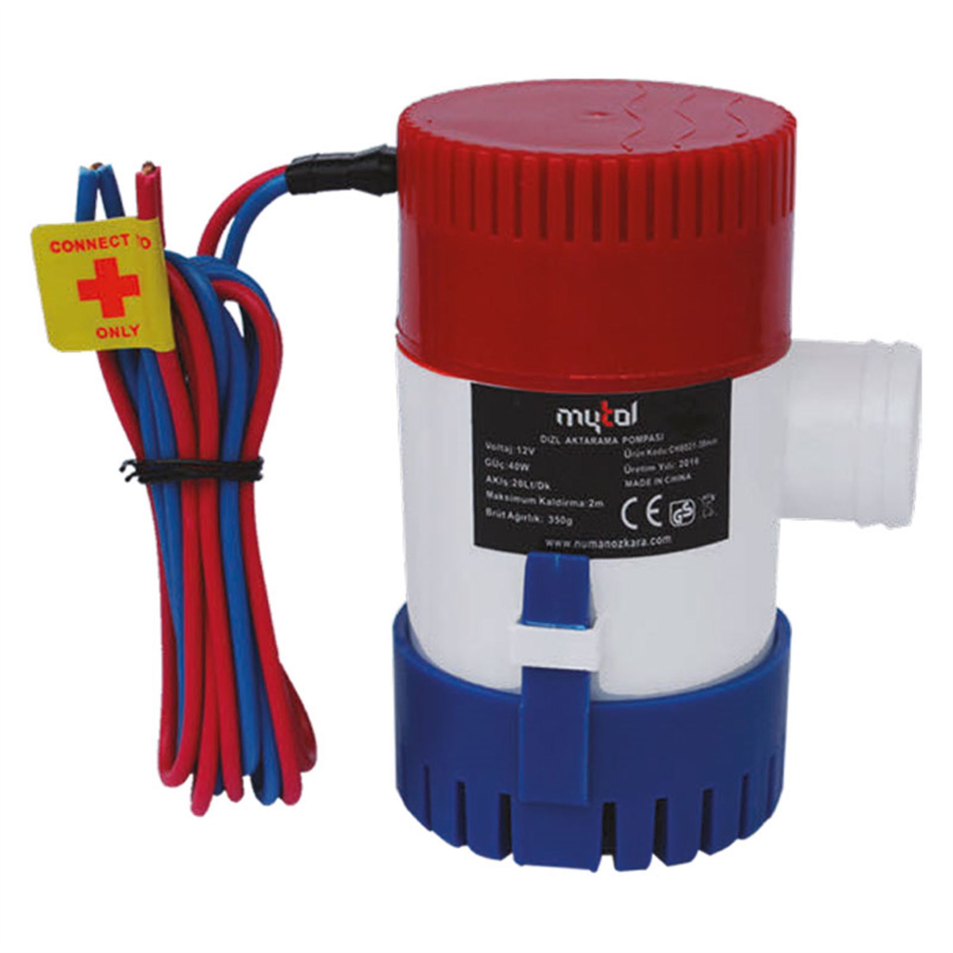 Mytol Ch8028 1100Gph 12V Sintine Pompası - MY03702