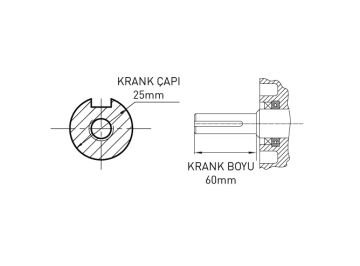 Kama By Reis Benzinli Motor 16 Hp - KBRKGL420MHE