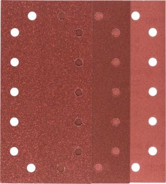 Bosch Titreşimli Zımpara Kağıdı 14 Delik 115x230 mm Set (10 Parça) - 2609256B25
