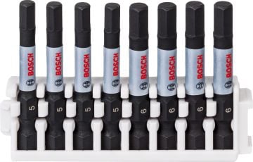Bosch Vidalama Ucu Impact Control Set (8 Parça H5/H6 x 50 mm) - 2608522332