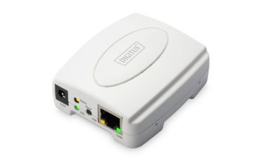 Assmann Digitus 1 Port Fast Ethernet Print Server, 1 X Usb 2.0 Port, 1 X Rj45