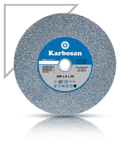 Karbosan NK Taşlama Taşı T1 Düz 250x25x25 mm 36 Kum - KAR920190