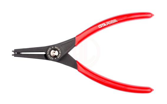 Ceta Form Dış Segman Pensesi /Düz Uç-Yaylı 140 Mm (10-25 Mm)