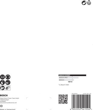 Bosch Expert Zımpara Kağıdı C470 150 M 400 Kum 6 Delikli 5 Li Paket - 2608900821