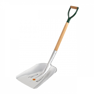 YAPAR Alüminyum Zahire Küreği 7201 Demir Tutamak Saplı