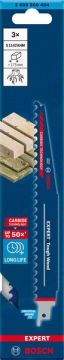 Bosch Panter Testere Bıçağı Expert ThickToughWood S1142KHM (3 Adet) - 2608900404