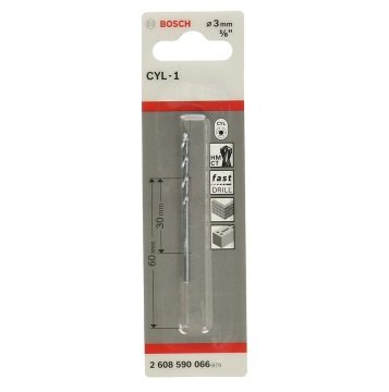 Bosch Taş Matkap Ucu CYL-1 Impact 3x60 mm - 2608590066