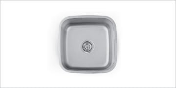 Artenova Tezgah Altı Eviye Mat Dörtgen Eviye 400X400 Mm