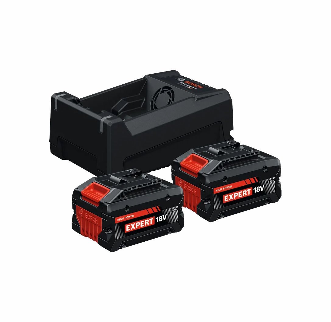 Bosch Uzman Başlangıç Seti 2X Exba18V-55 + Gal12V/18V-80