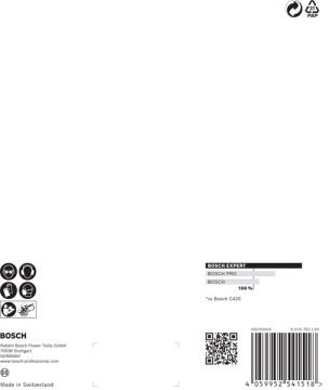 Bosch Expert Zımpara Kağıdı C470 150 Mm 40 Kum 6 Delikli 5 Li Paket - 2608900813