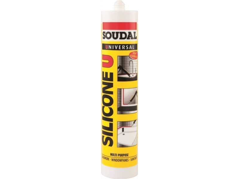 Soudal SİLİCONE U 280 GR KARTUŞ BEYAZ SİLİKON - 405022