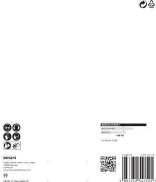 Bosch Expert Zımpara Kağıdı C470 150 Mm 60 Kum 6 Delikli 5 Li Paket - 2608900814