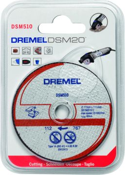 Dremel Dsm510 Metal Ve Plastik Kesme Diski 20,0 Mm - 2615S510Ja