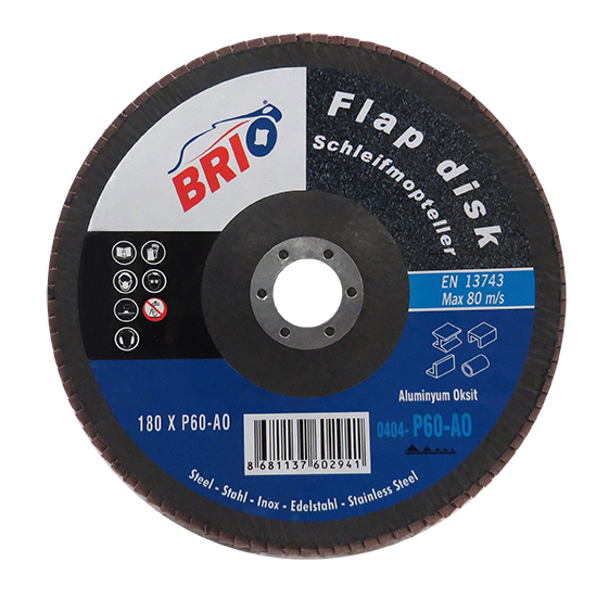 Brio Flap Disk 180Xp60 Ao