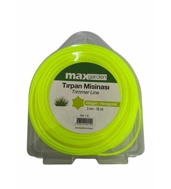 Max Garden Tırpan Misinası 6 Köşe 3 Mm 56 Mt (Max73430)