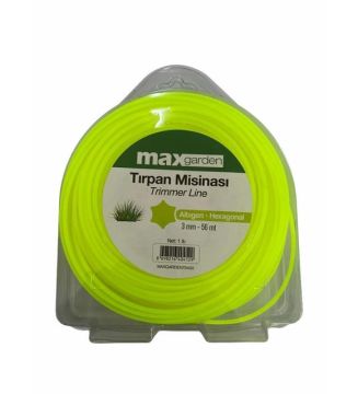Max Garden Tırpan Misinası 6 Köşe 3 Mm 56 Mt (Max73430)