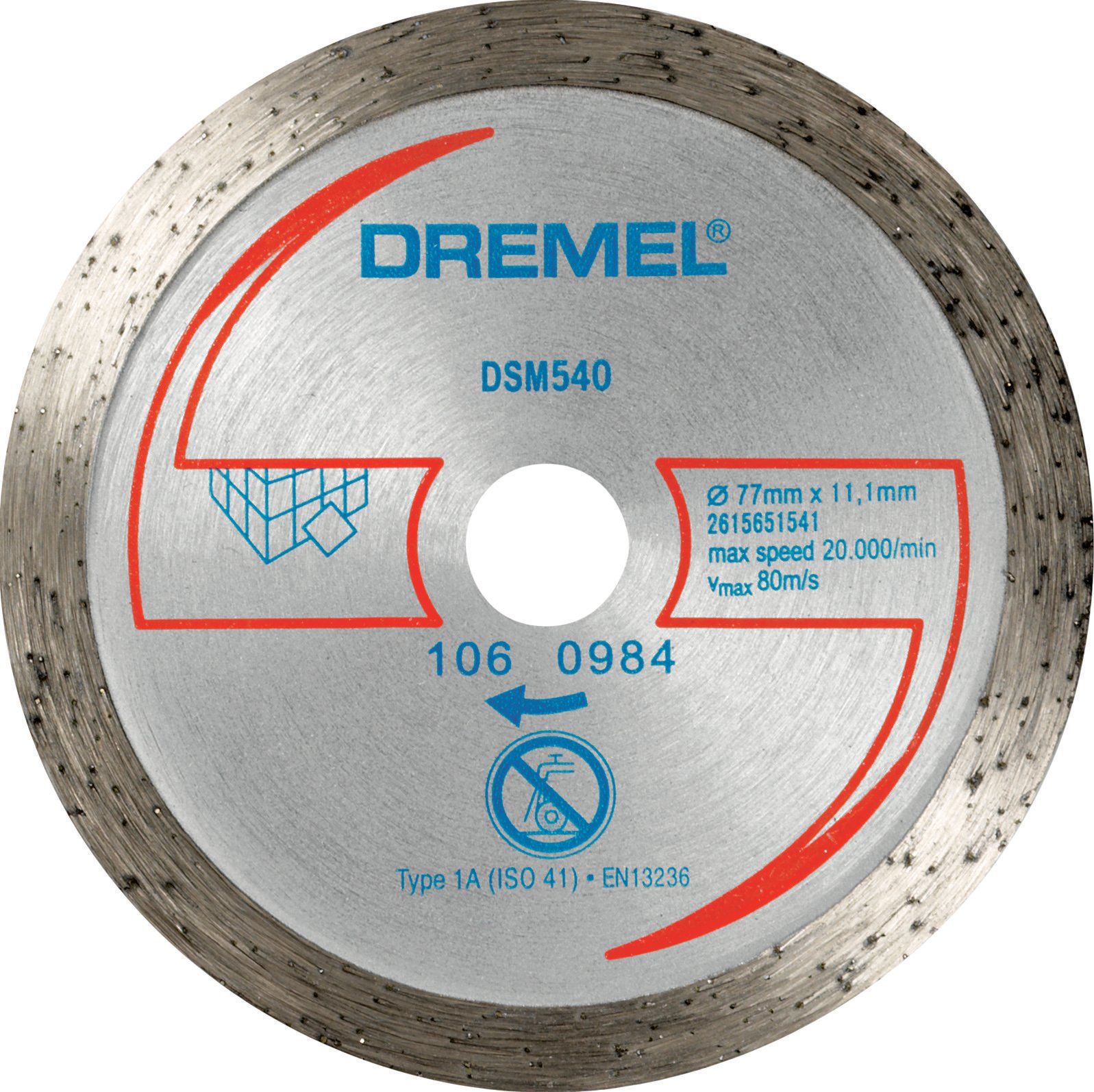 Dremel Dsm540 Mermer Ve Beton Kesme Diski 20,0 Mm - 2615S540Ja