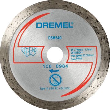 Dremel Dsm540 Mermer Ve Beton Kesme Diski 20,0 Mm - 2615S540Ja
