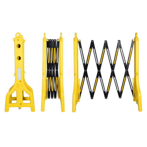 MFK Plastik Akordiyon Bariyer Sarı - MFK7002