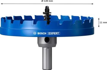 Bosch Delik Açma Testeresi Expert Carbide Metal 120 mm - 2608901451