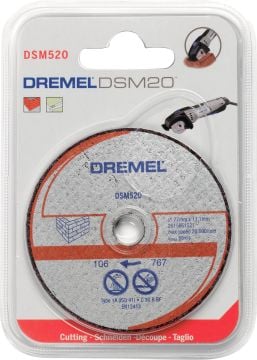 Dremel Dsm520 Duvar Kesme Diski 20 Mm - 2615S520Ja