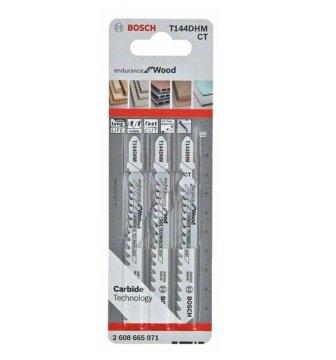 Bosch Dekupaj Testere Bıçağı Endurance For Wood T 144 DHM 100 mm (3 Adet) - 2608665071