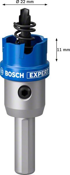Bosch Delik Açma Testeresi Expert Carbide Metal 22 mm - 2608901405