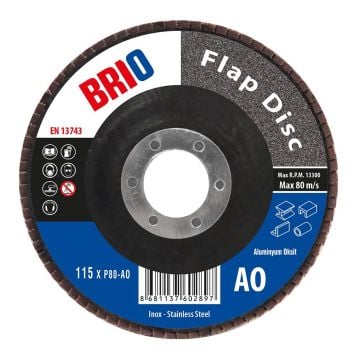 Brio Flap Disk 115Xp80 Ao