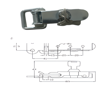 Canex Sandık Klipsi (Kilitli No:2)