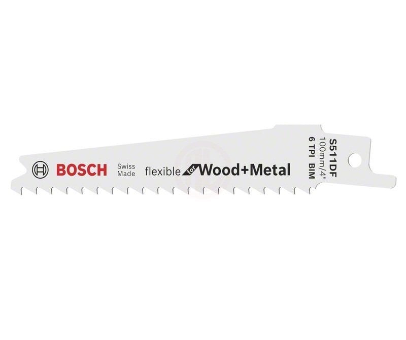 Bosch Panter Testere Bıçağı Flexible For Wood And Metal S 511 DF 100 mm (2 Adet) - 2608657722