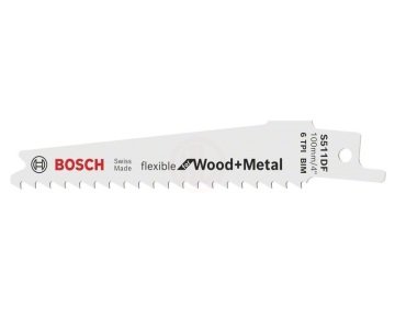 Bosch Panter Testere Bıçağı Flexible For Wood And Metal S 511 DF 100 mm (2 Adet) - 2608657722