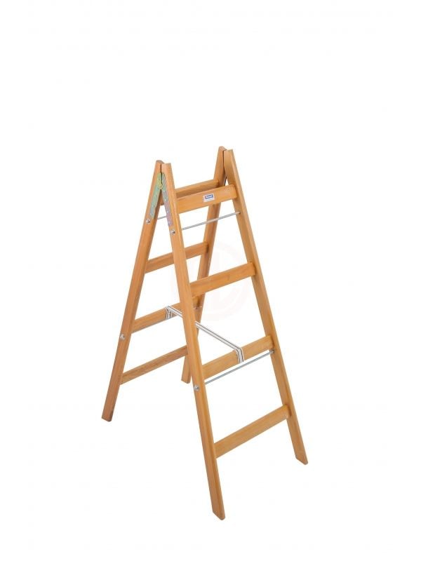 Saraylı A Tipi Ahşap Merdiven 4 Basamaklı