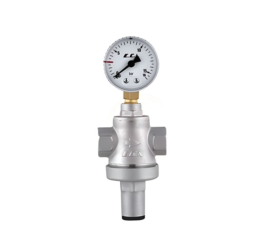 Eca 1/2 Manometreli Basınç Düşürücü Valf Pistonlu - 602111005