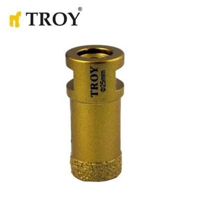 TROY 27450-25 Avuç Taşlamalar için Seramik Kuru Elmas Delici, 25mm