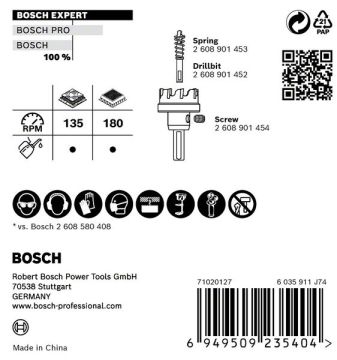 Bosch Delik Açma Testeresi Expert Carbide Metal 90 mm - 2608901447