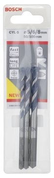 Bosch Beton Matkap Ucu CYL-5 BlueGT Set (3 Parça 5-6-8 mm) - 2608588164