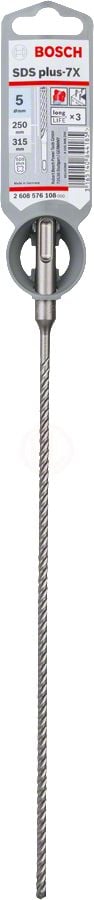 Bosch SDS Plus-7X Kırıcı Delici Uç 5,0x315 mm (1 Adet) - 2608576108
