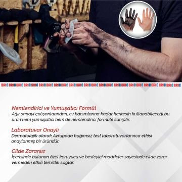 Brio El Temizleme Pastası 1000 Ml Portakal Pompalı