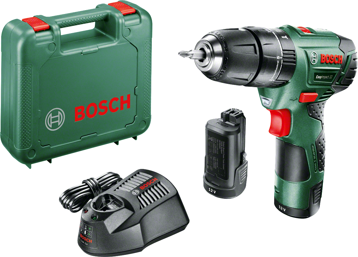Bosch Easy Impact 12 Çift Akülü Darbeli Vidalama Makine