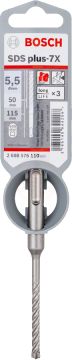 Bosch SDS Plus-7X Kırıcı Delici Uç 5,5x115 mm (1 Adet) - 2608576110
