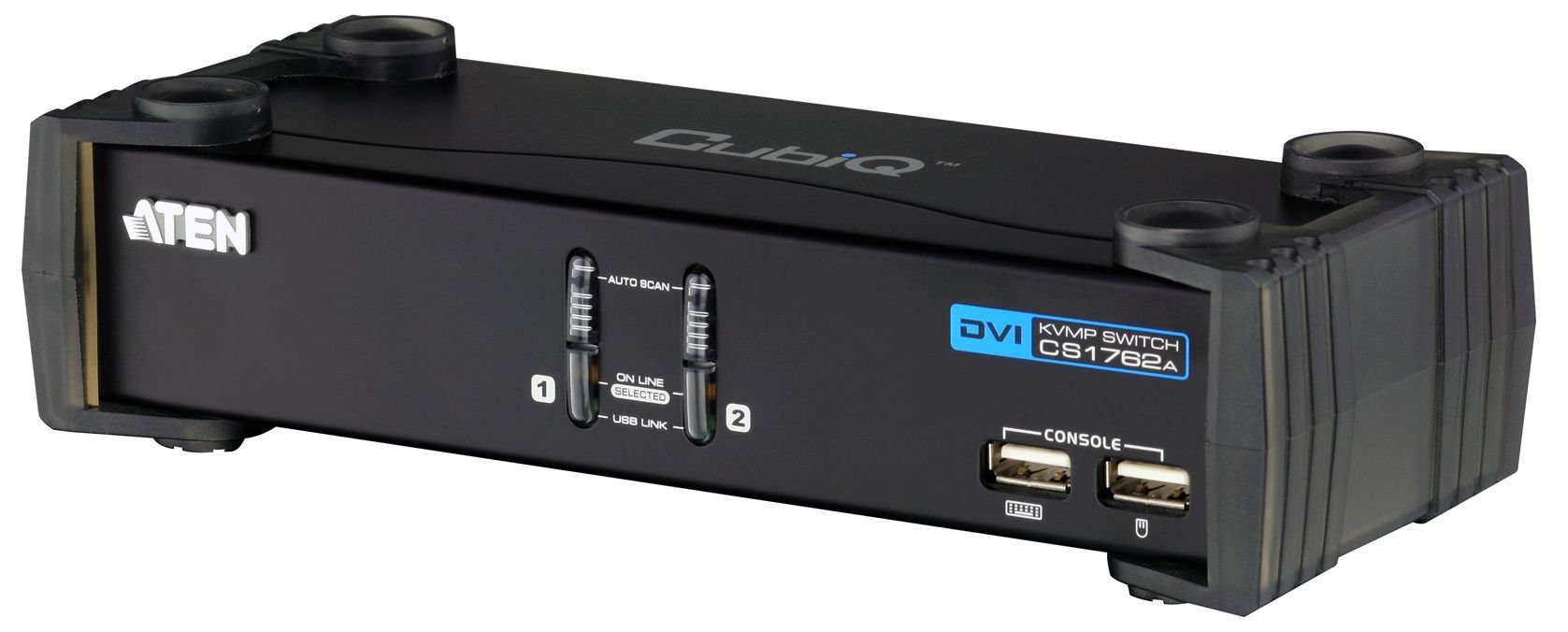 Aten 2 Portlu Usb 2.0 Dvı Kvmp™ Switch + 2 Portlu Usb (2.0) Hub, Masaüstü Tip, Kvm Bağlantı Kablosu Ürün Beraberinde Gelmektedir