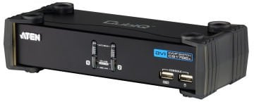 Aten 2 Portlu Usb 2.0 Dvı Kvmp™ Switch + 2 Portlu Usb (2.0) Hub, Masaüstü Tip, Kvm Bağlantı Kablosu Ürün Beraberinde Gelmektedir