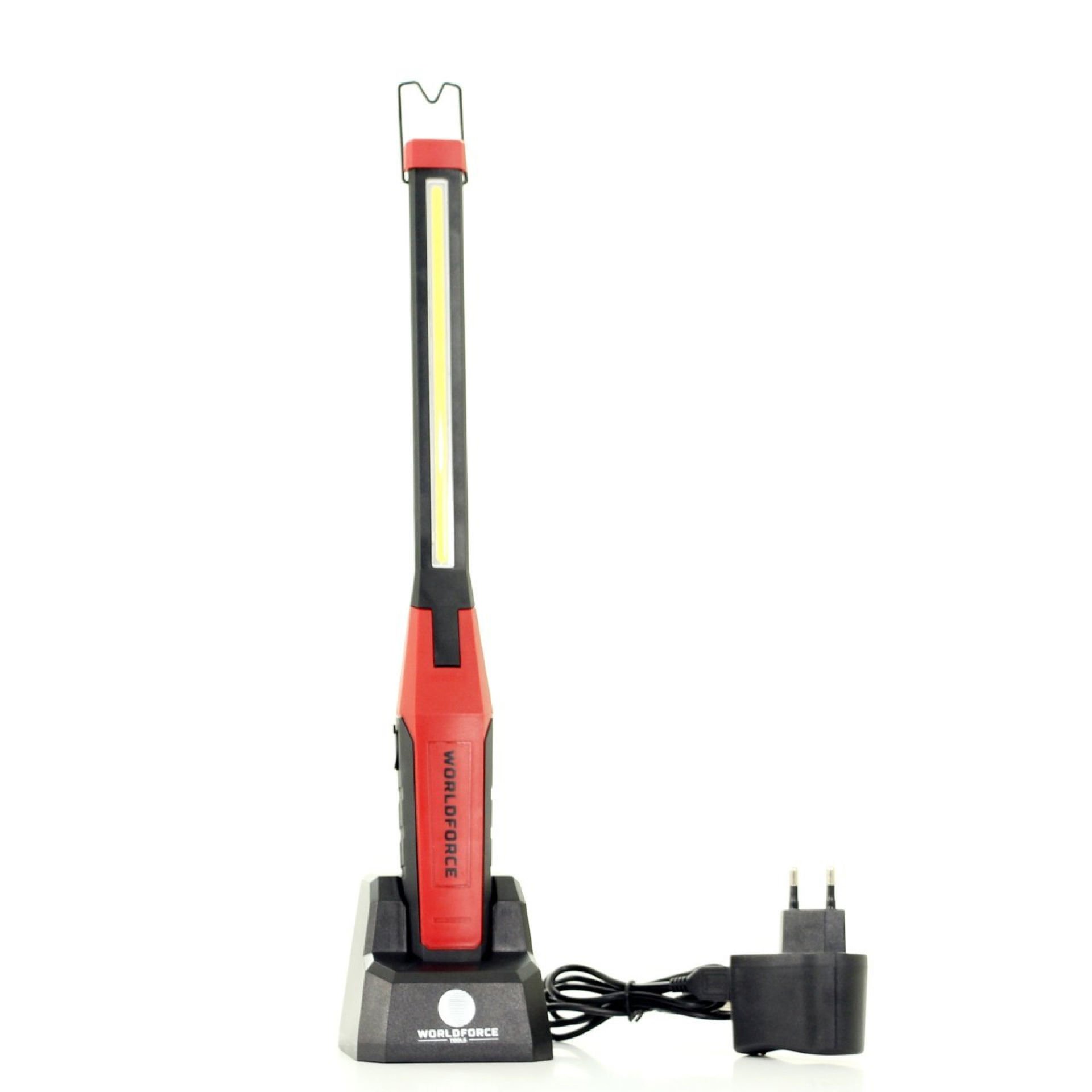 Worldforce Şarjlı El Lambası COB Ledli İnce Katlanır Sehpalı 3,7V 2600 mA